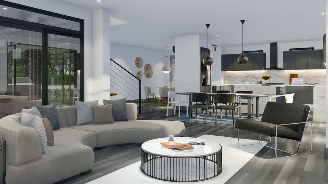 Model 1 interior home features