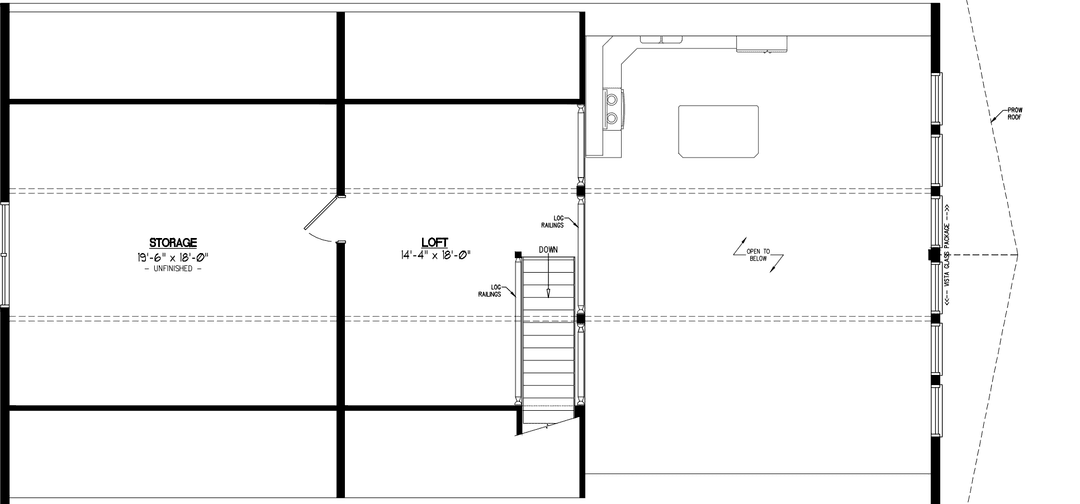 Chalet 3056 interior home features