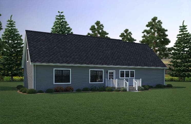 Saddle ridge 28663a elevation and exterior home features