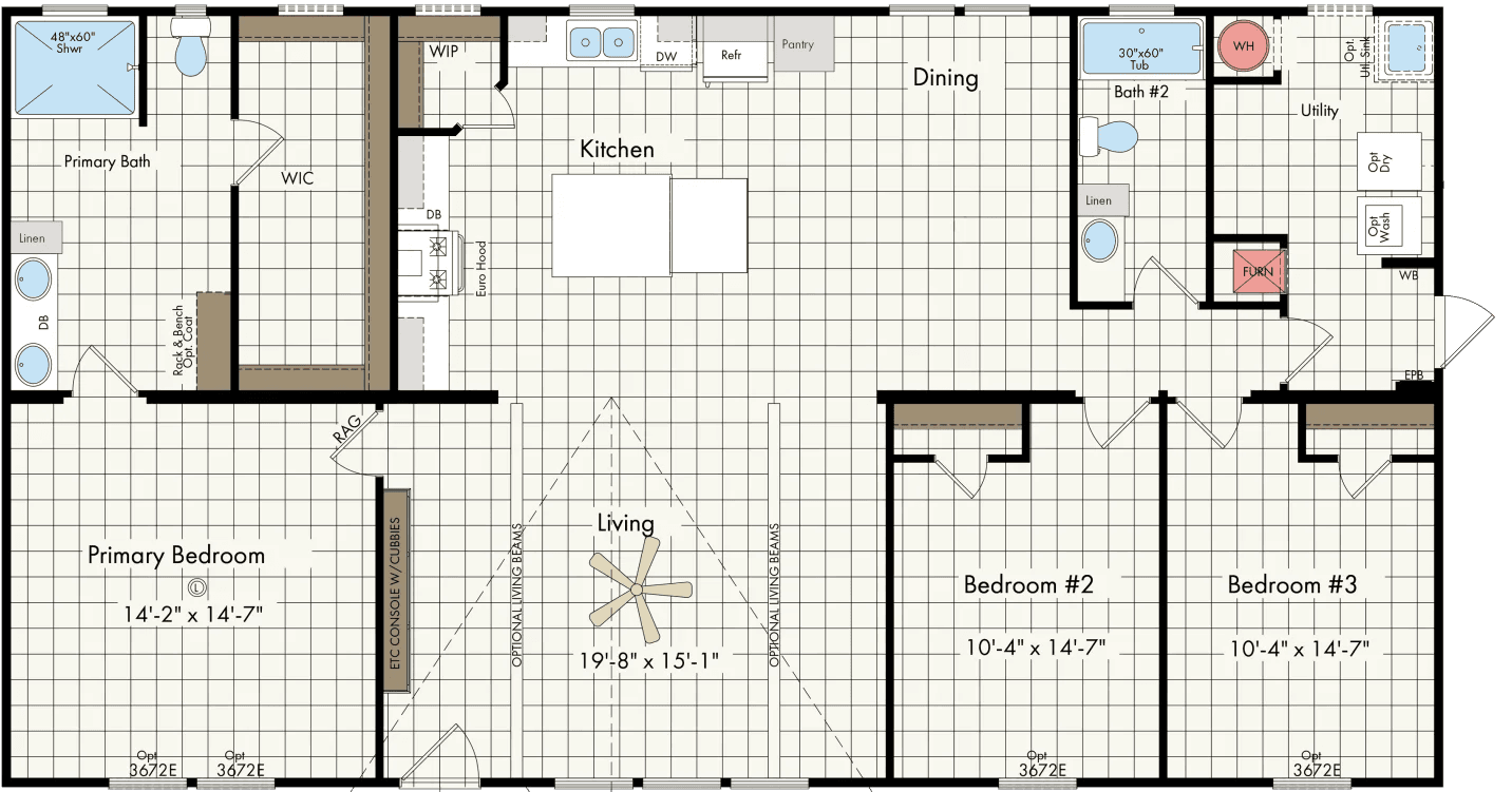 Nm3256f floor plan home features