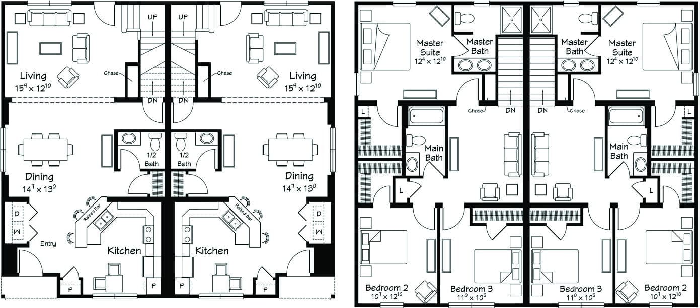Andrea floor plan home features