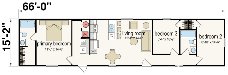 Vertex community floor plan home features