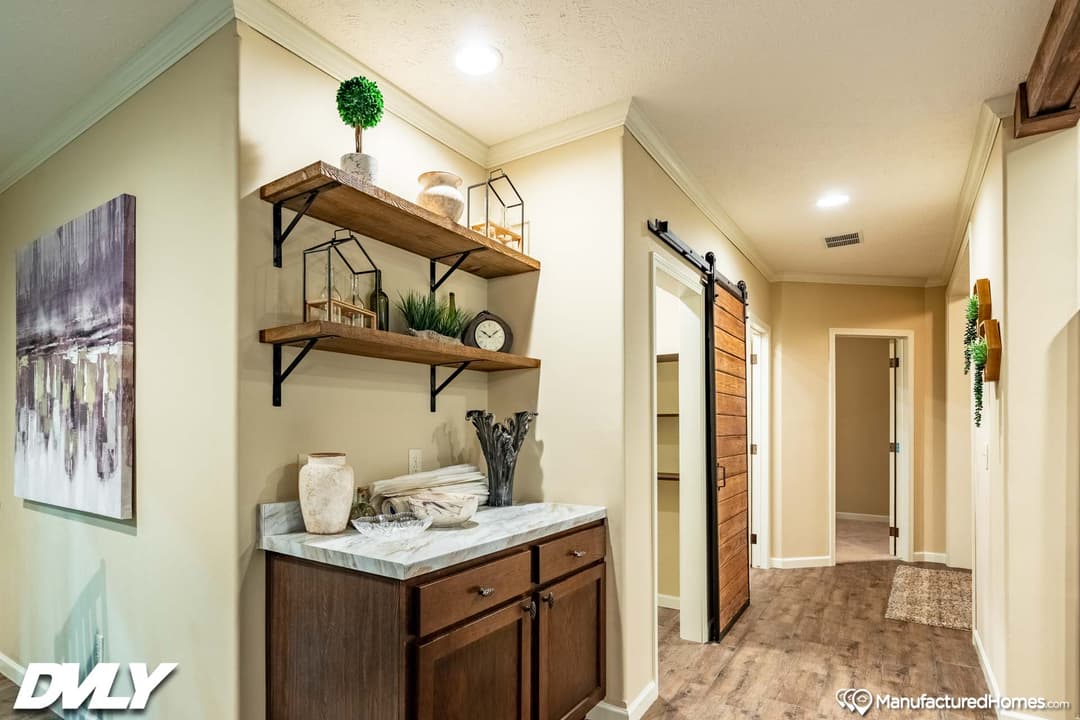 The yule interior home features