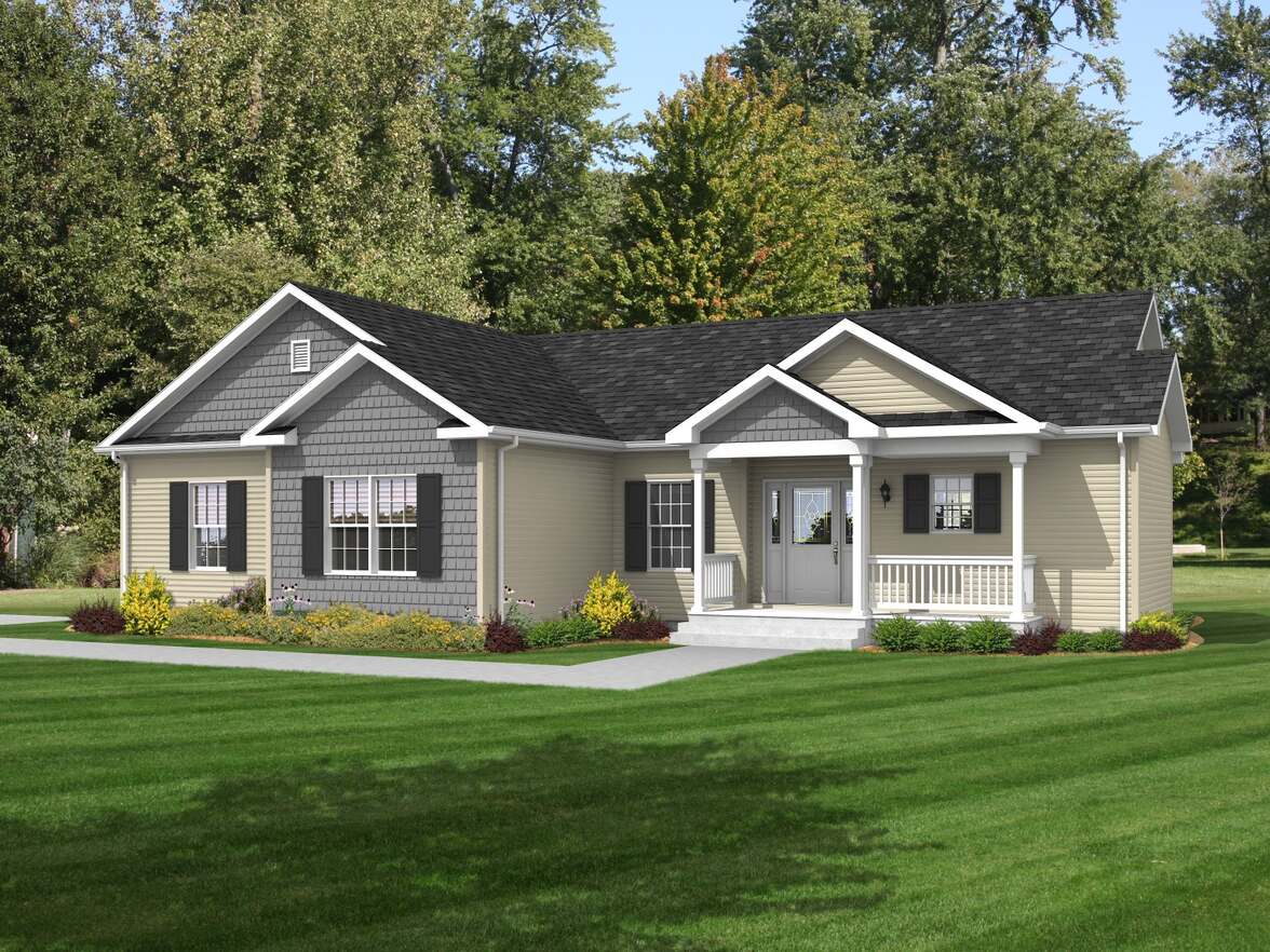 Lexington 42563a hero, elevation, and exterior home features