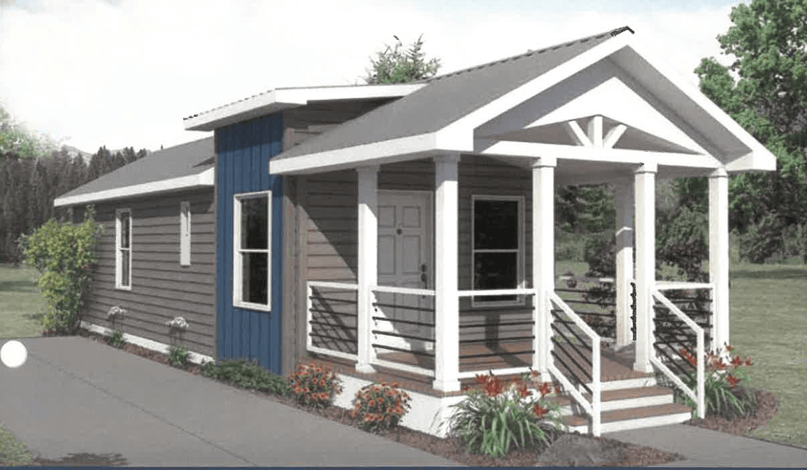 Eagle mod hero, elevation, and exterior home features