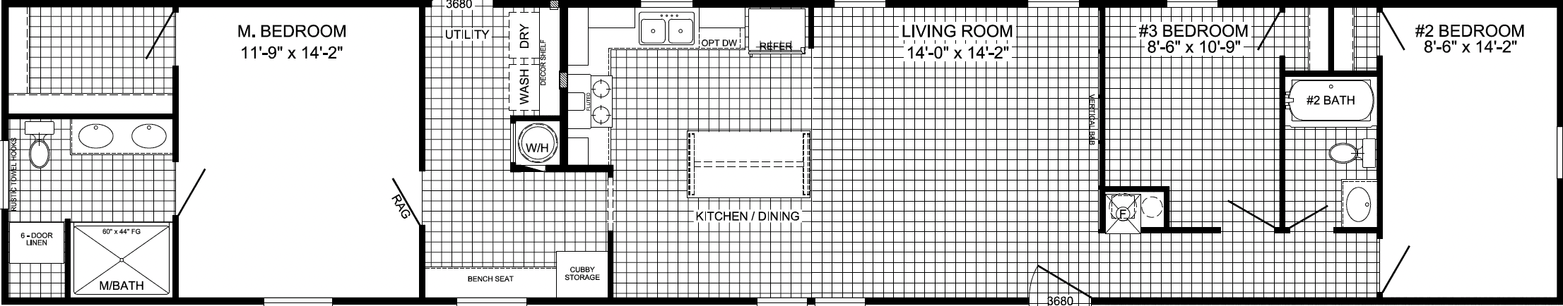 Buck creek floor plan home features