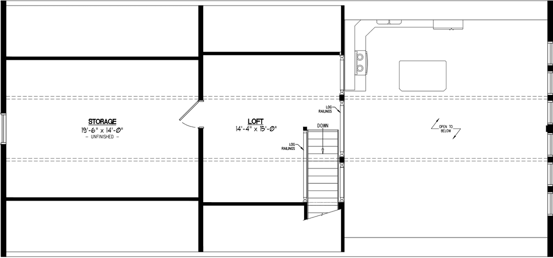 Chalet 2656 interior home features