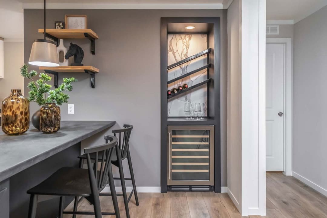 Bourbon kitchen home features