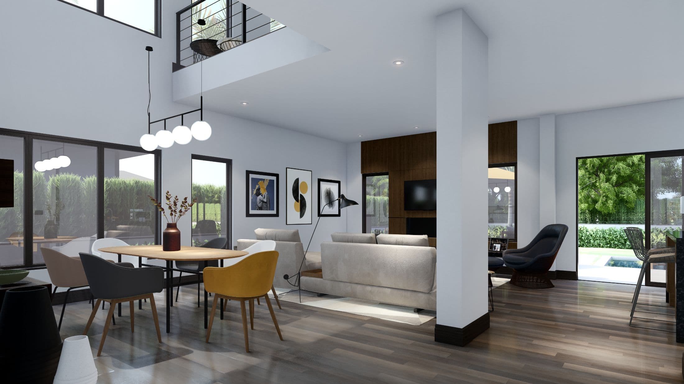 Model 11 interior home features