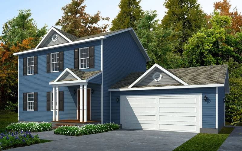 Buchanan exterior and elevation home features