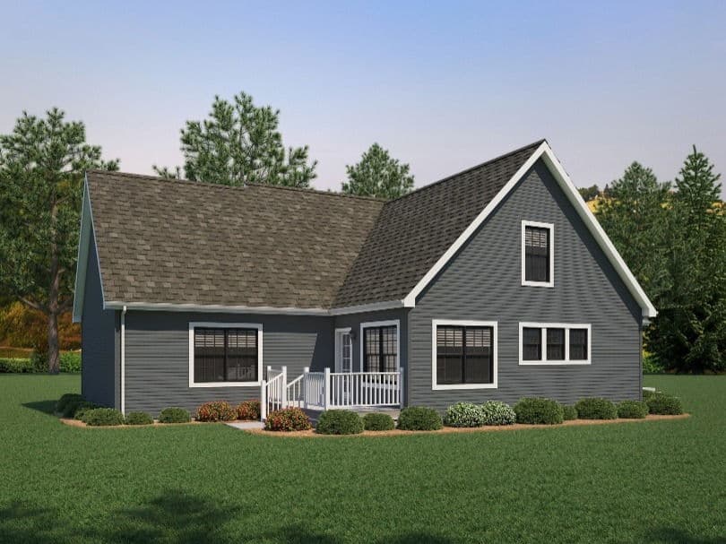 Saddlewood 42643a elevation and exterior home features