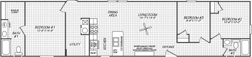 Valu premier 16683g floor plan home features