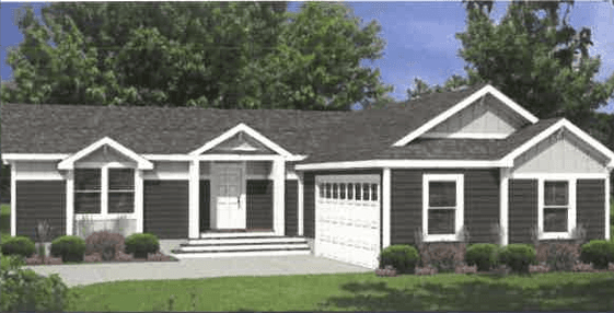 Meadowlark hero, elevation, and exterior home features