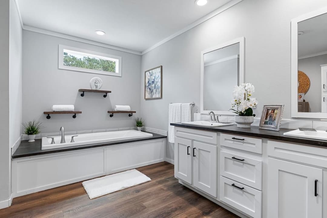 The monterey bathroom home features