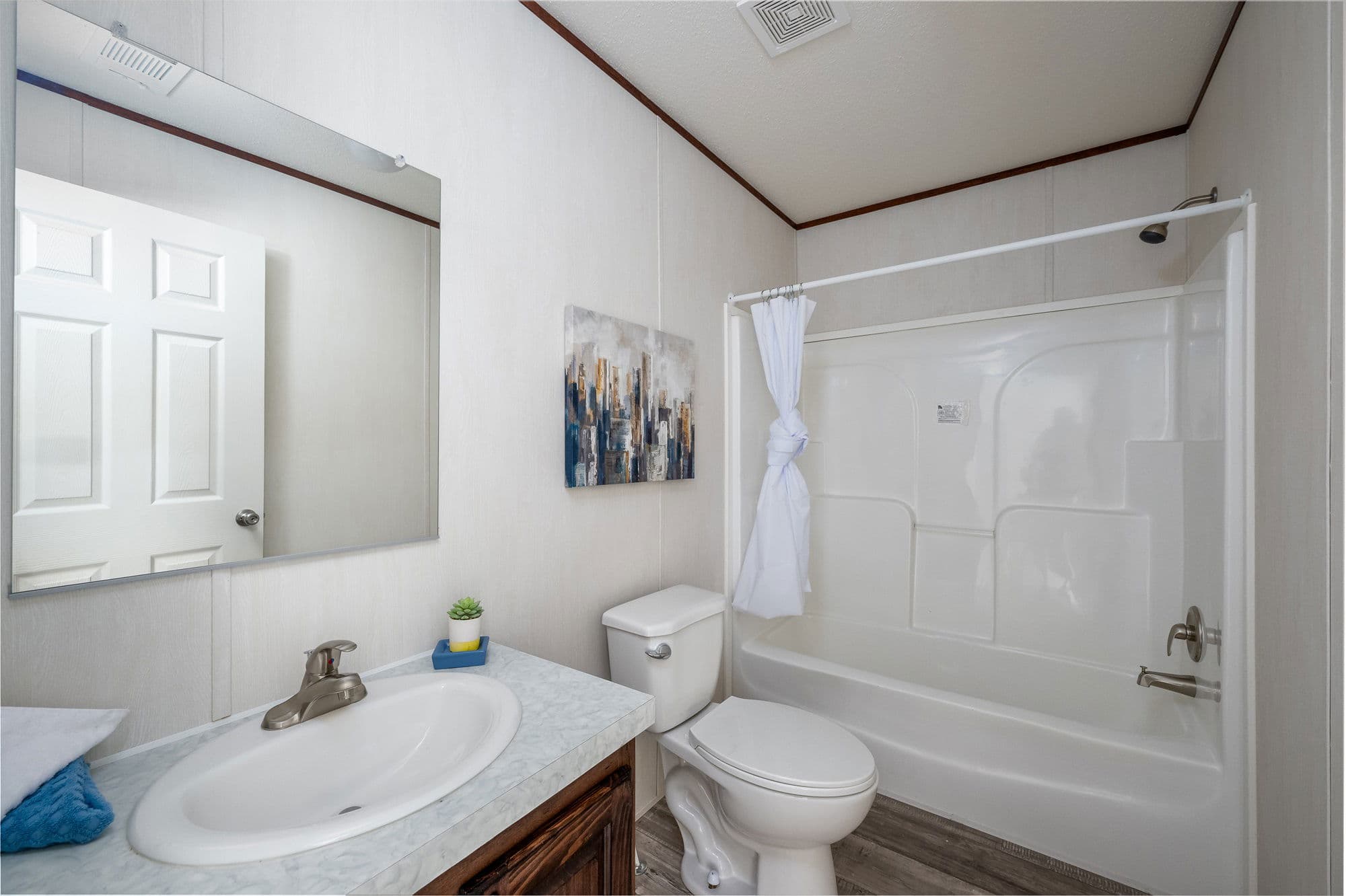 The curry bathroom home features