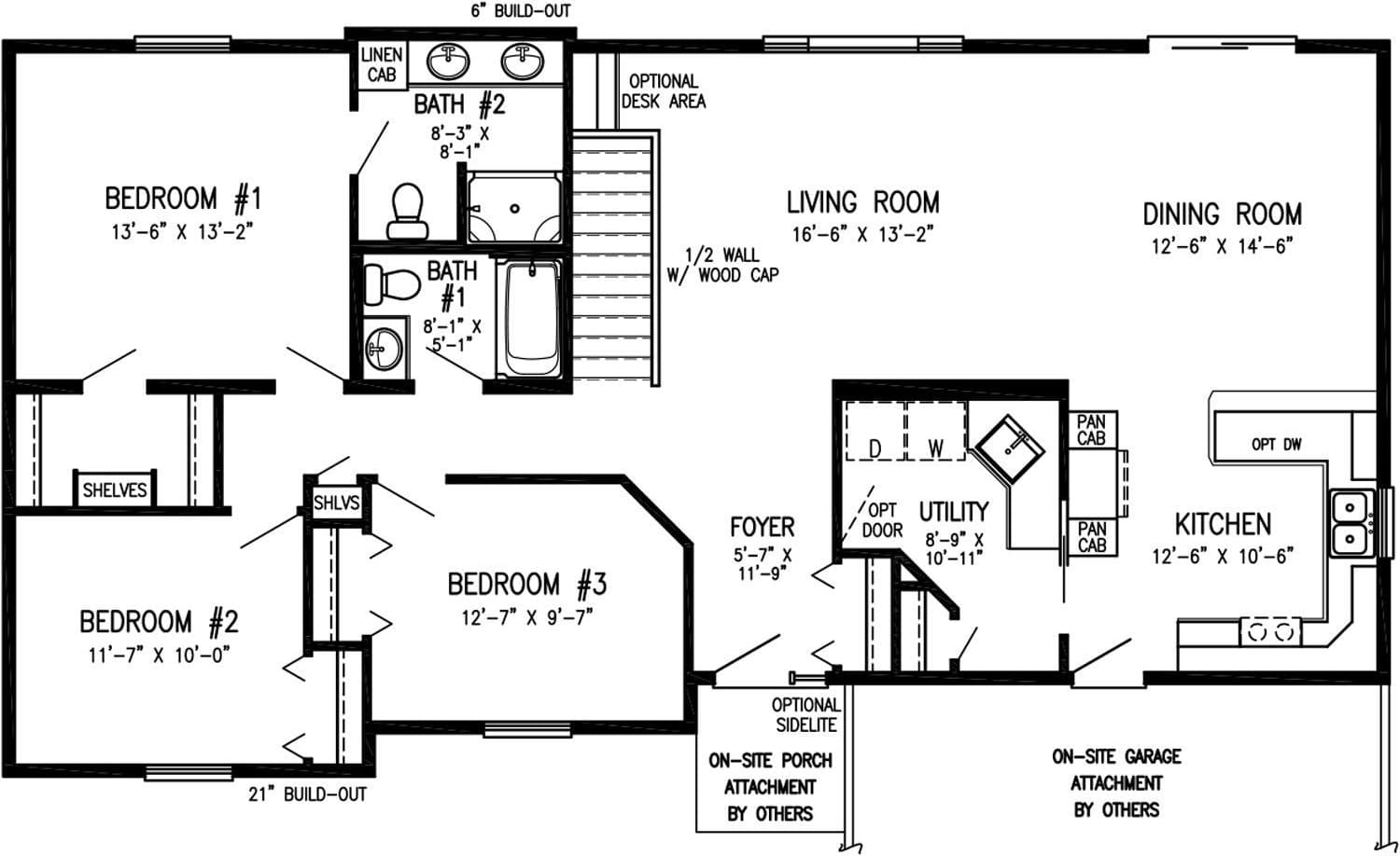 Gardendale floor plan home features