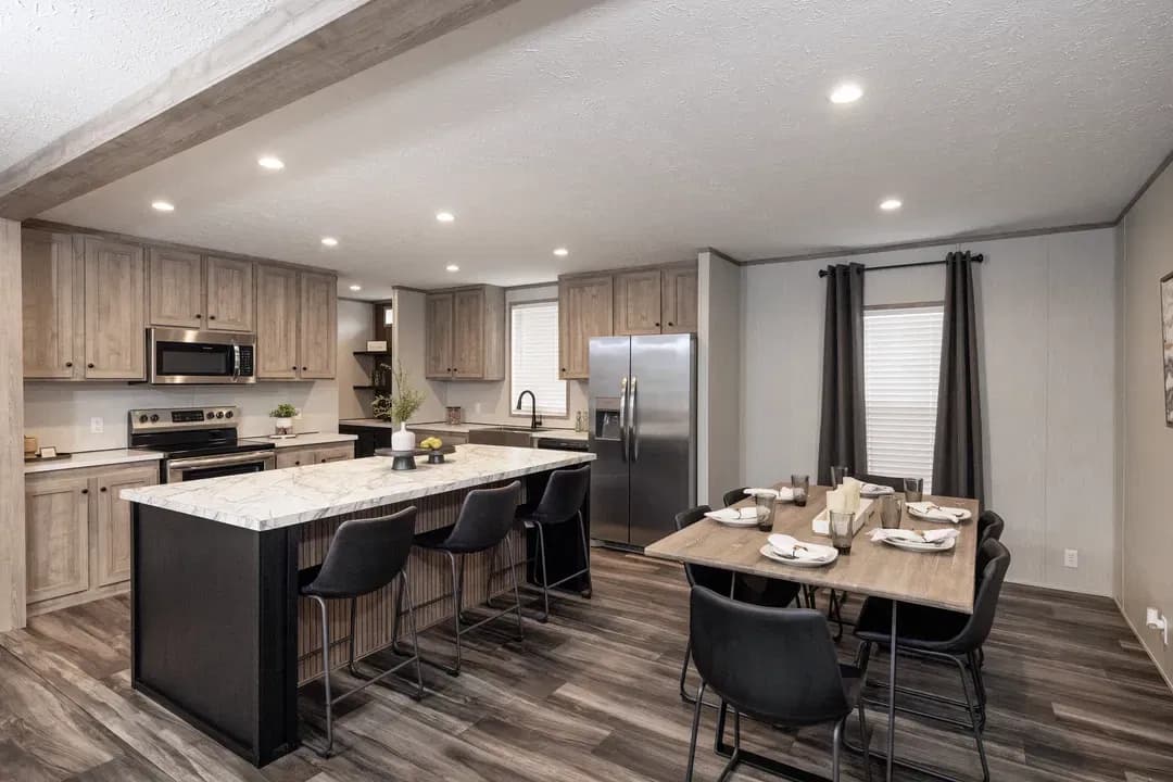 The dark sands kitchen home features