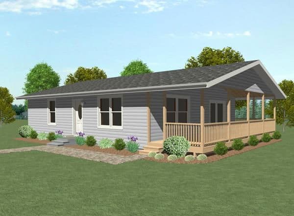 Cavalier 5075 elevation and exterior home features