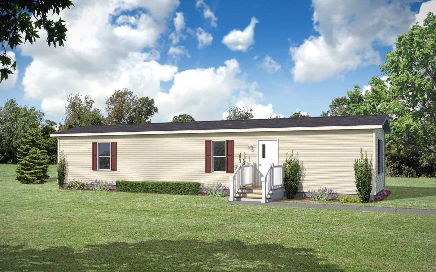 Peak hero, elevation, and exterior home features