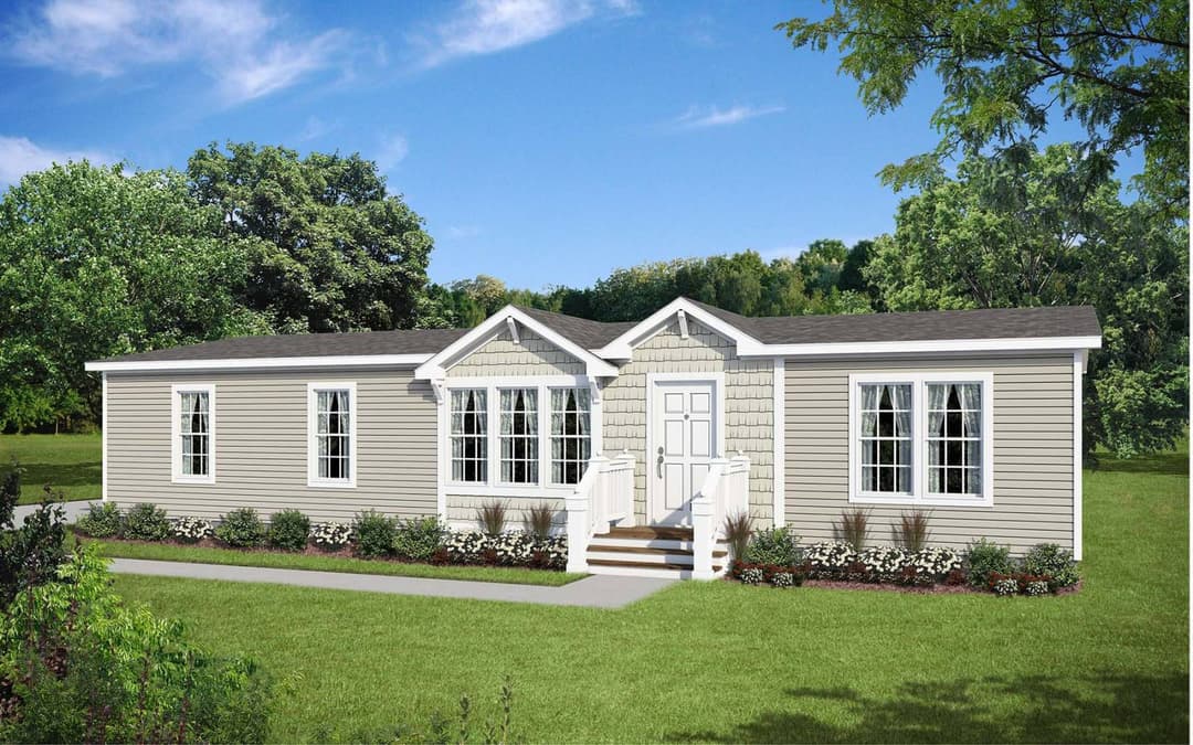 Orchid c400 elevation and exterior home features