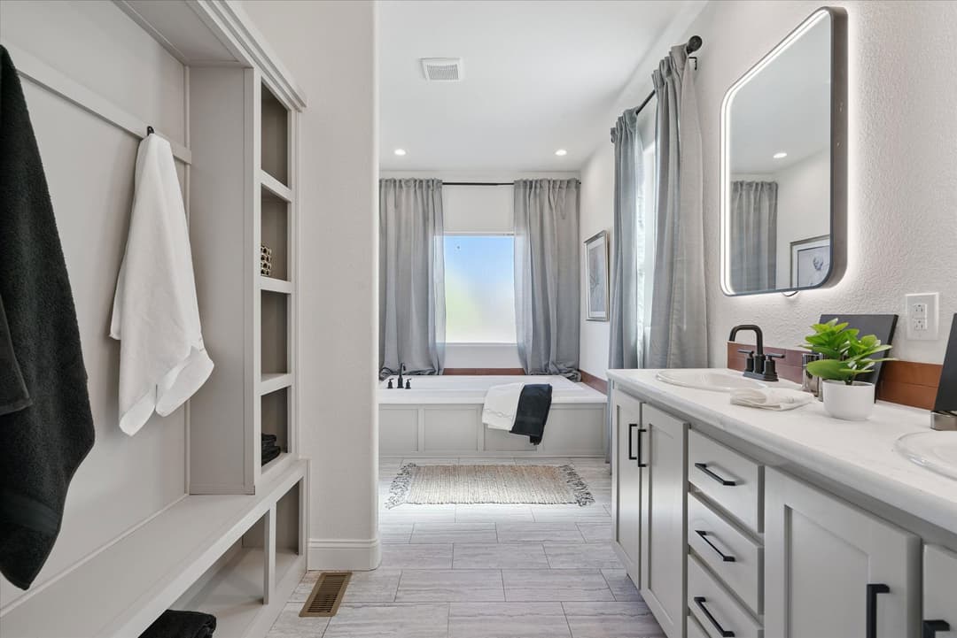 Magnolia  bathroom home features