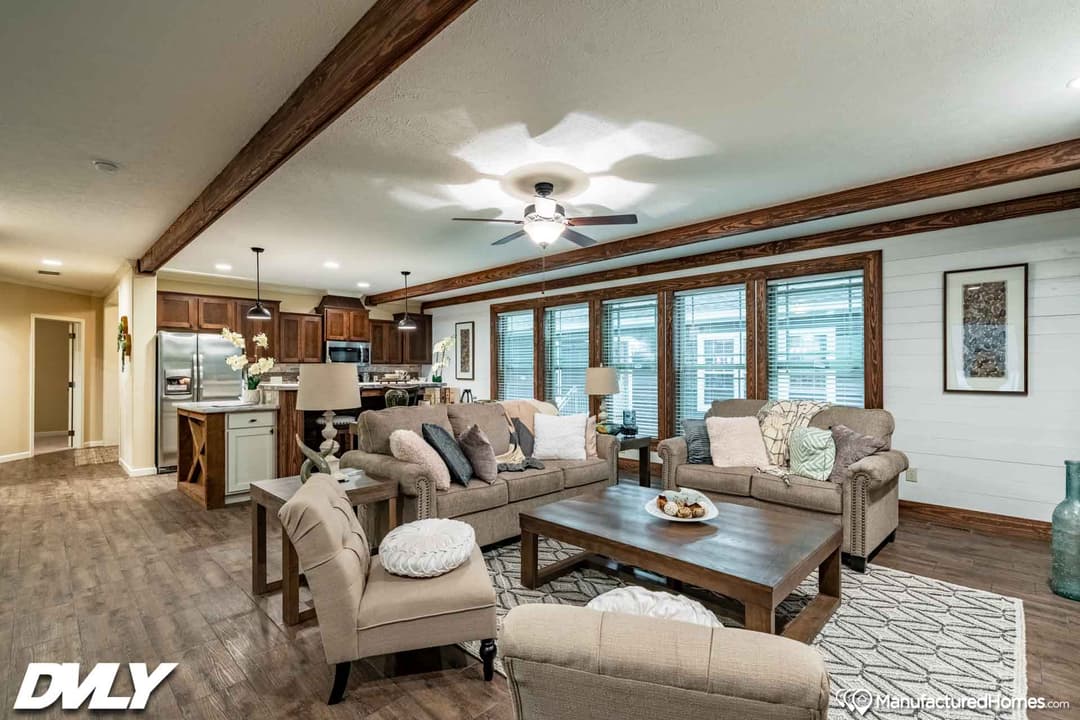 The yule interior home features