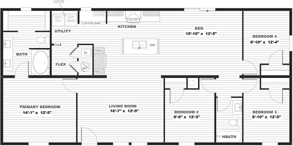 Boone floor plan home features