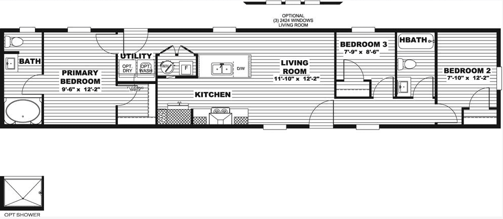 Dias floor plan home features