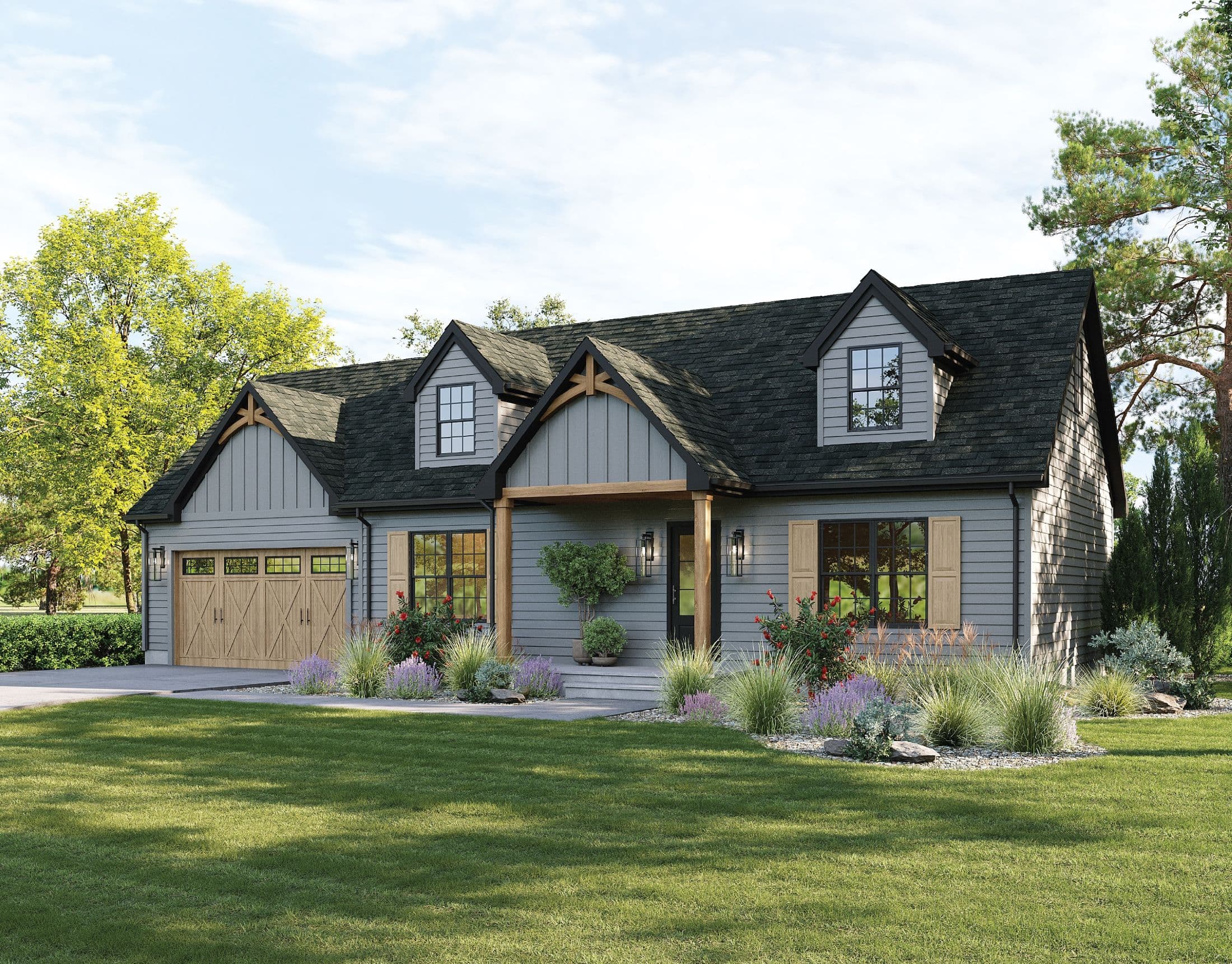 Egret c23 hero, elevation, and exterior home features