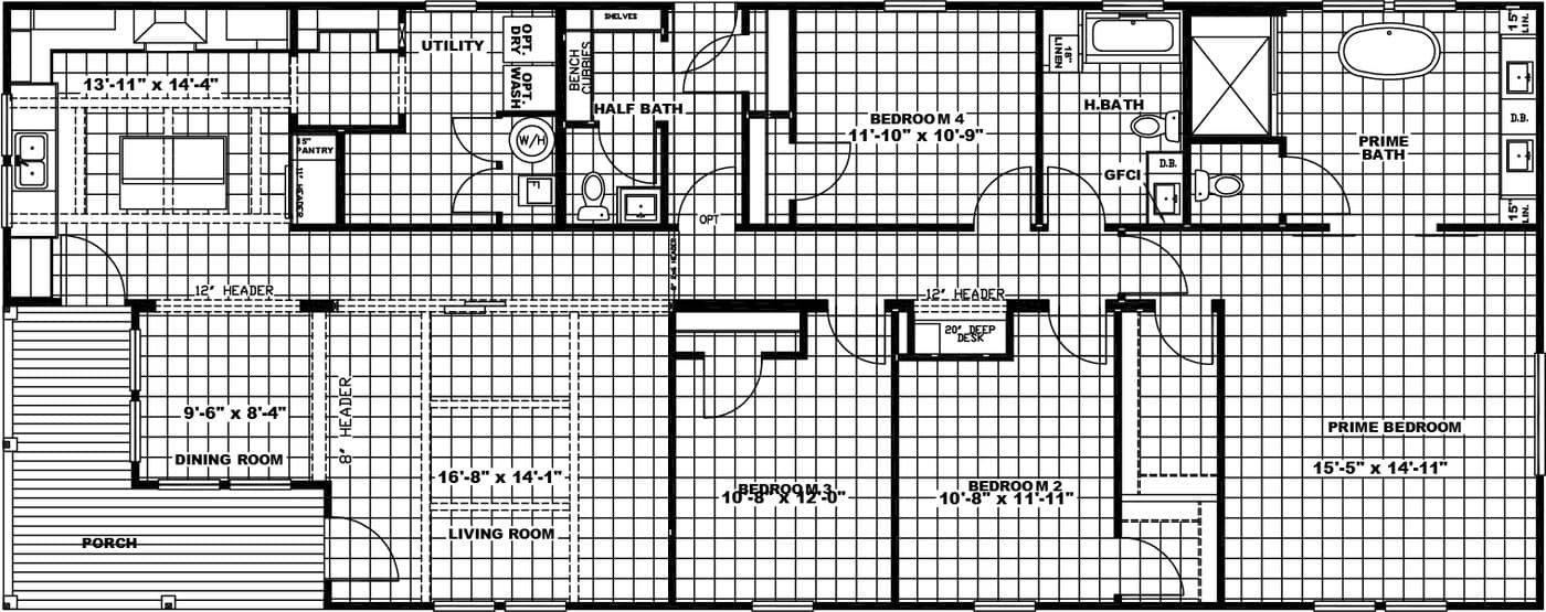 Southern charm 4br floor plan home features