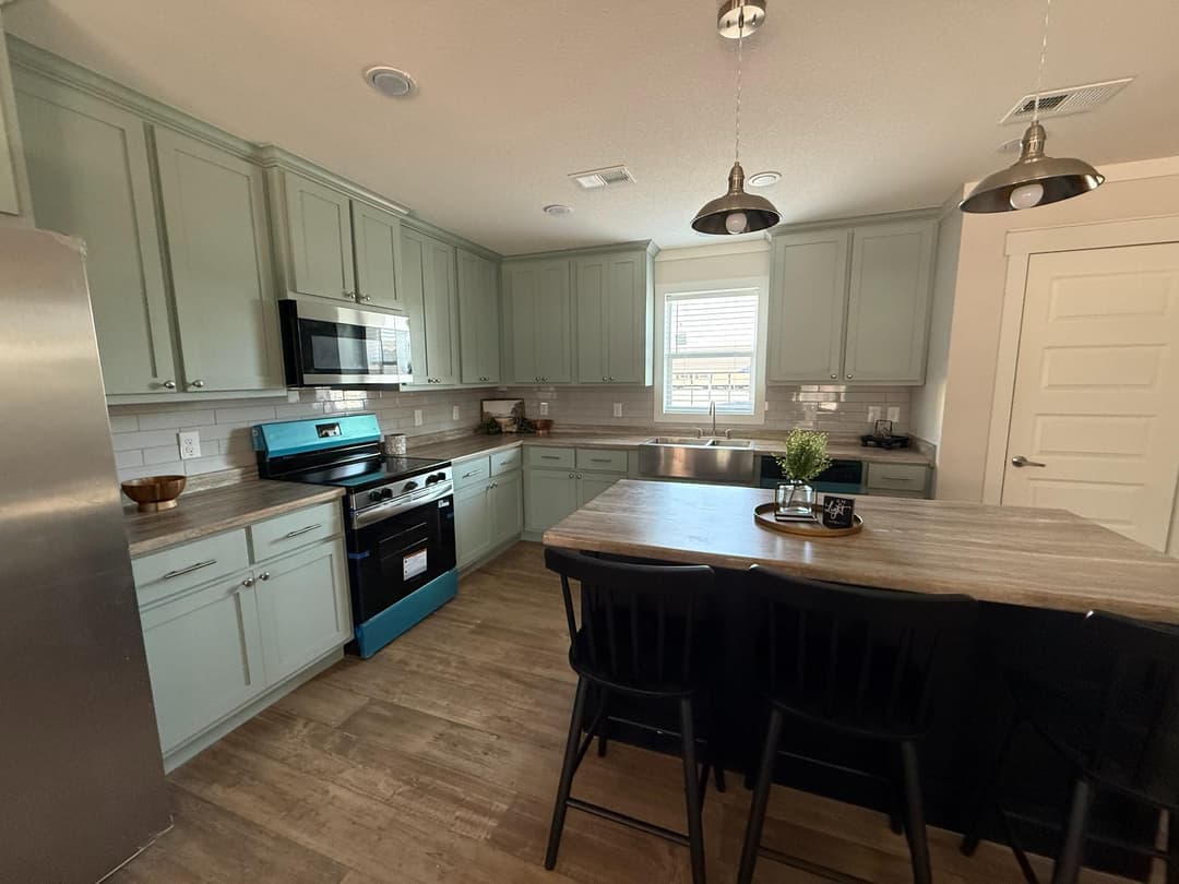 The kc kitchen and hero home features