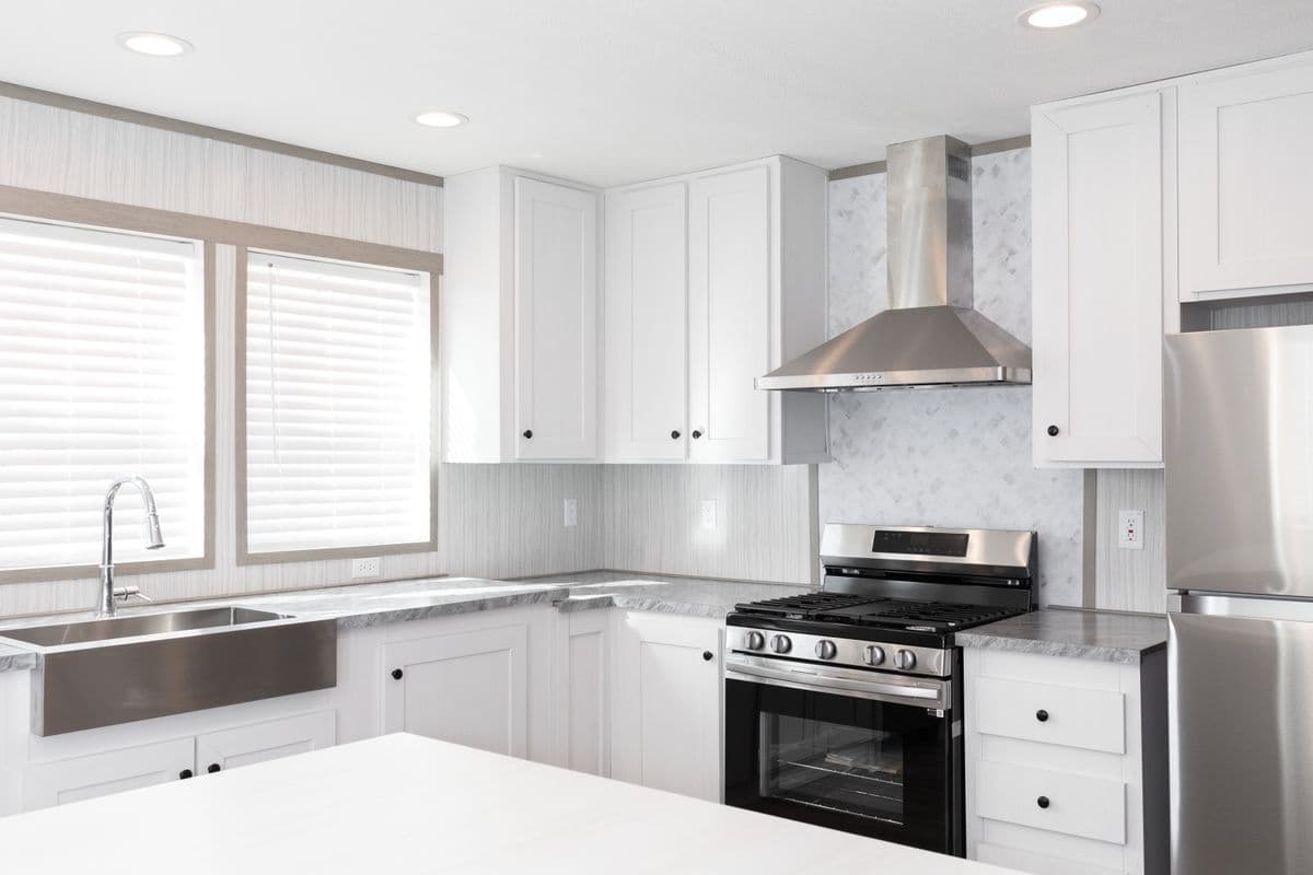 The social 72 kitchen home features