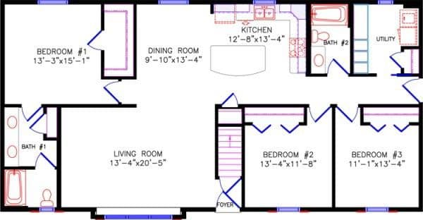 Limited 5161 floor plan home features