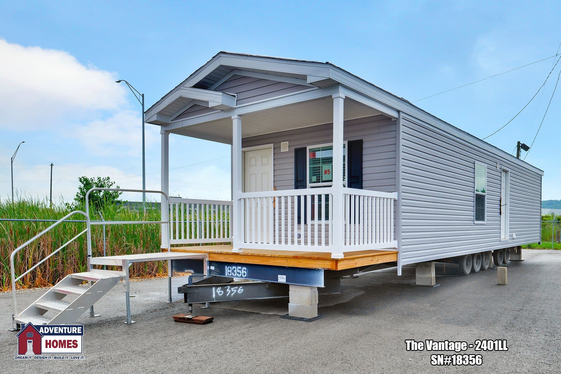 Vantage | 2401ll hero, elevation, and exterior home features