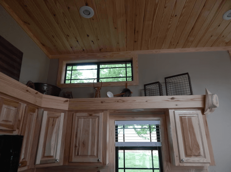 Hill country kitchen home features