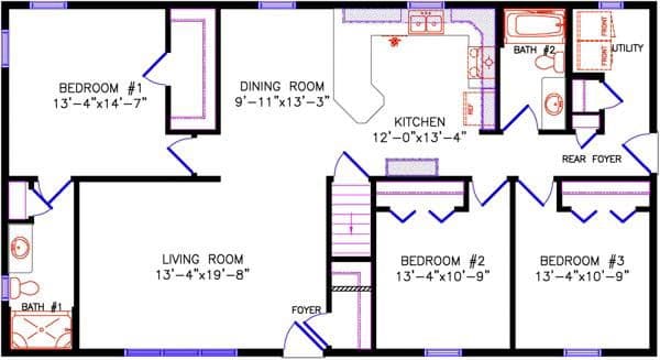 Limited 5140 floor plan home features