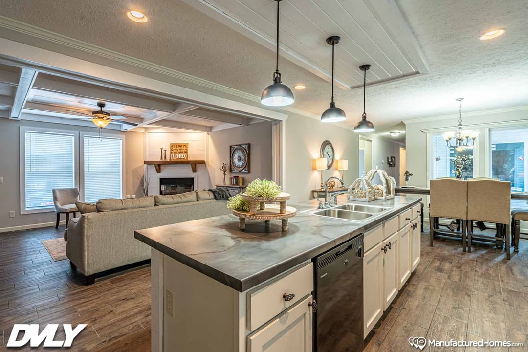 Orchard house kitchen home features