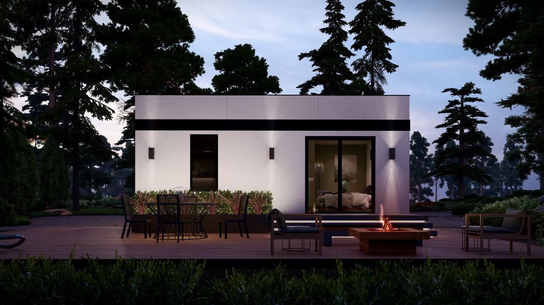 Model 27 exterior home features