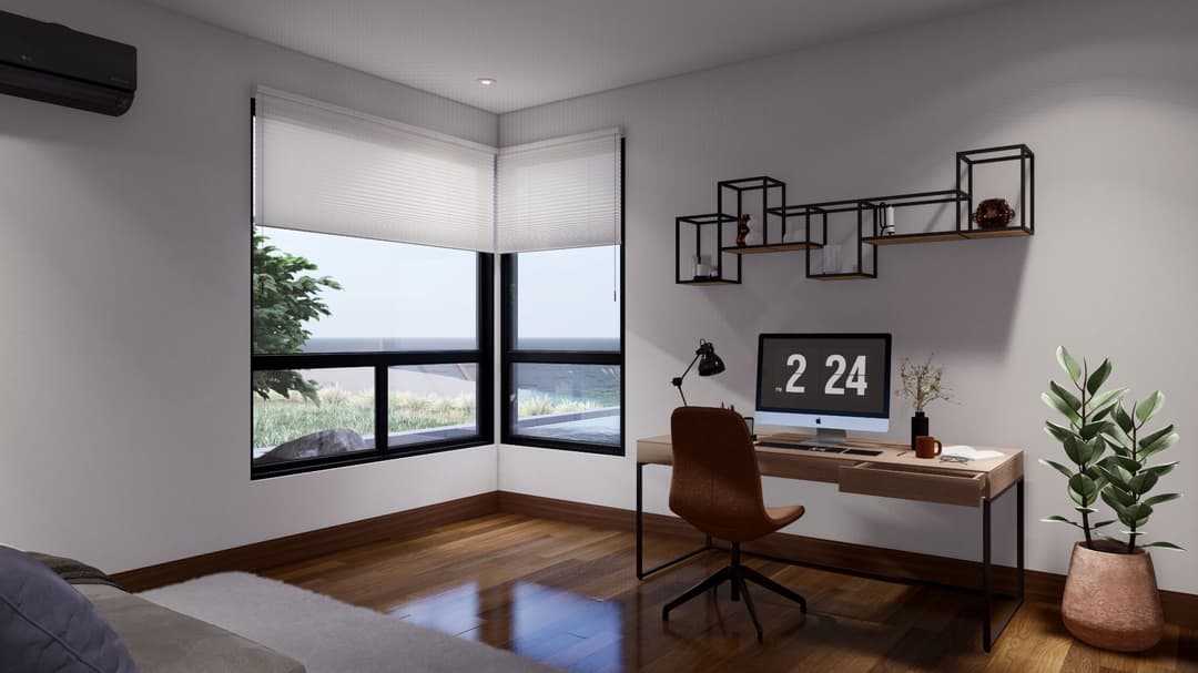 Model 2 interior home features