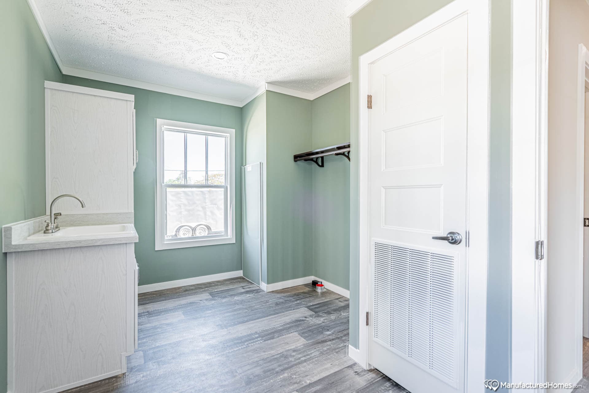 The white oak  interior home features