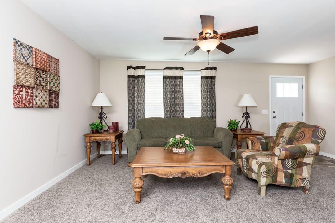 Spring meadow interior home features