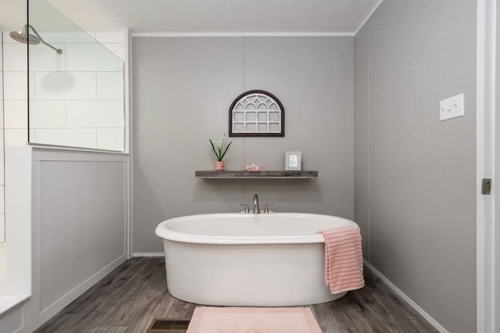 The fusion 68 bathroom home features