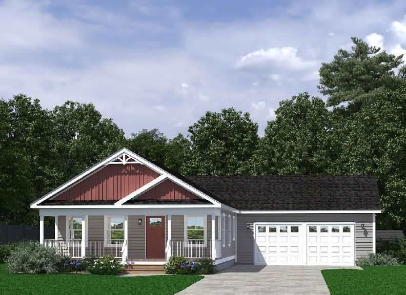 Fremont ranch hero, elevation, and exterior home features