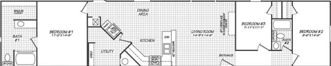 Alamo lite 16562t floor plan home features