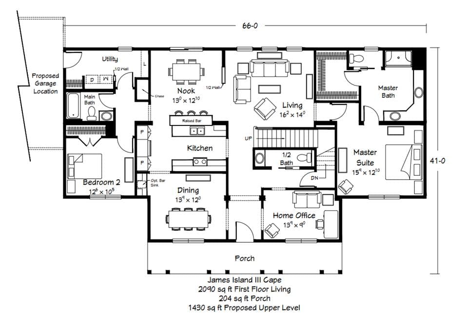 James island iii floor plan home features