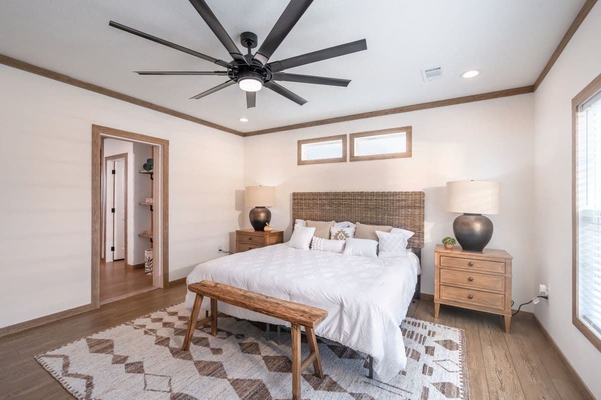 The reed bedroom home features