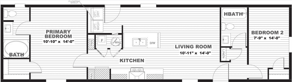 Lewis floor plan home features