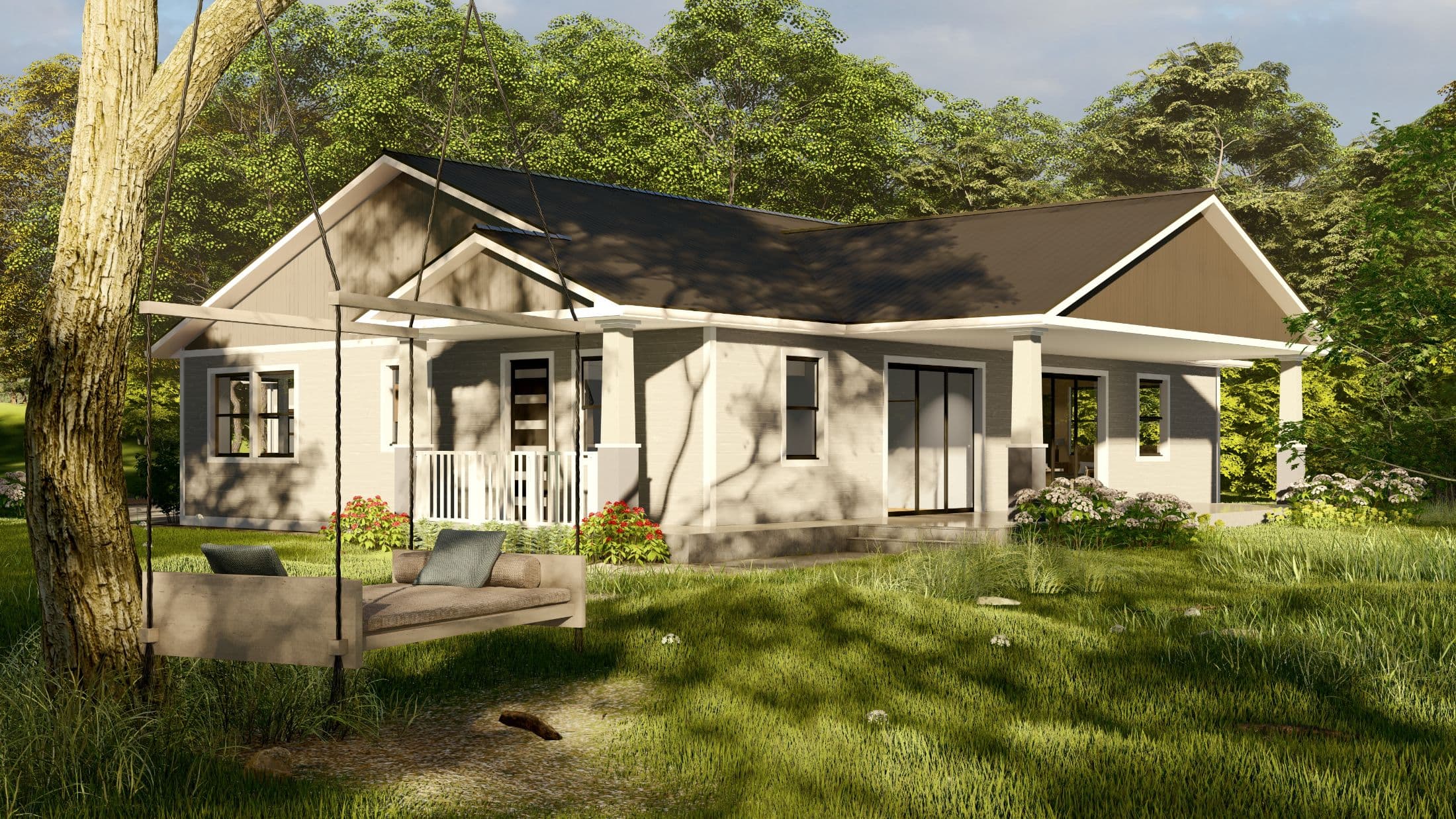 Model 28 exterior home features