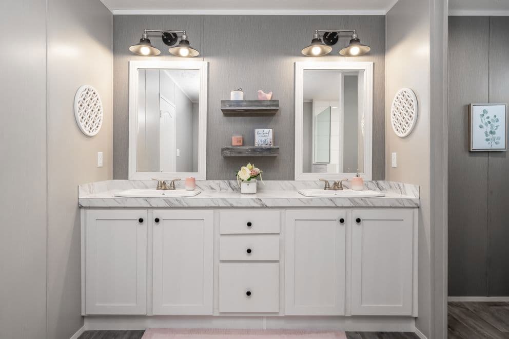 The fusion 68 bathroom home features