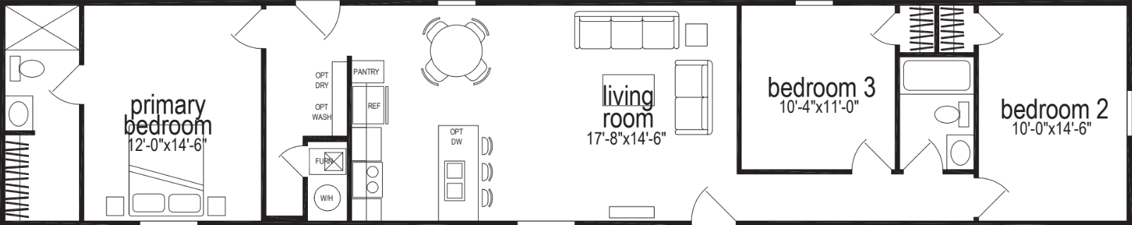 Vast 6905 floor plan home features